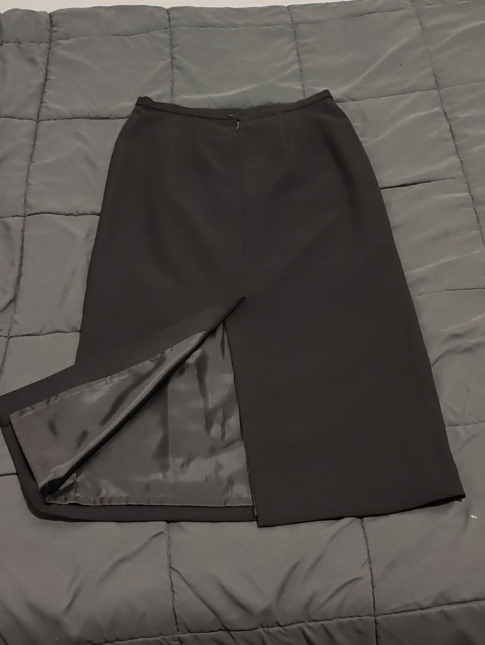 Vintage Travis Ayers Black Lined Skirt